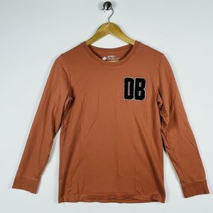 Dutch Bros Brothers Coffee Raised Logo Long Sleeve Tee Shirt T-Shirt Medium‎